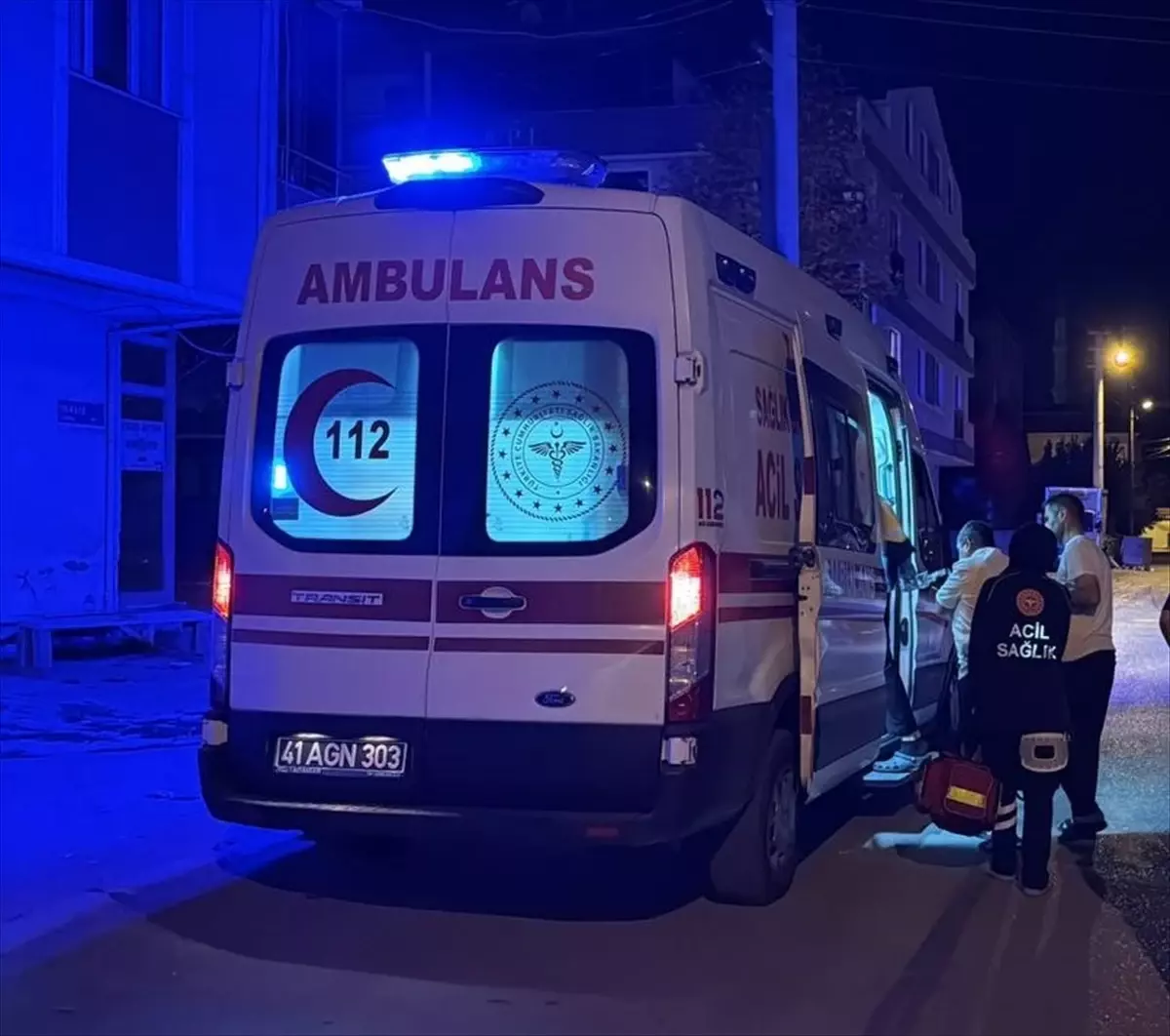 daricada merdiven kazasi yarali hastaneye kaldirildi K44SZ48l