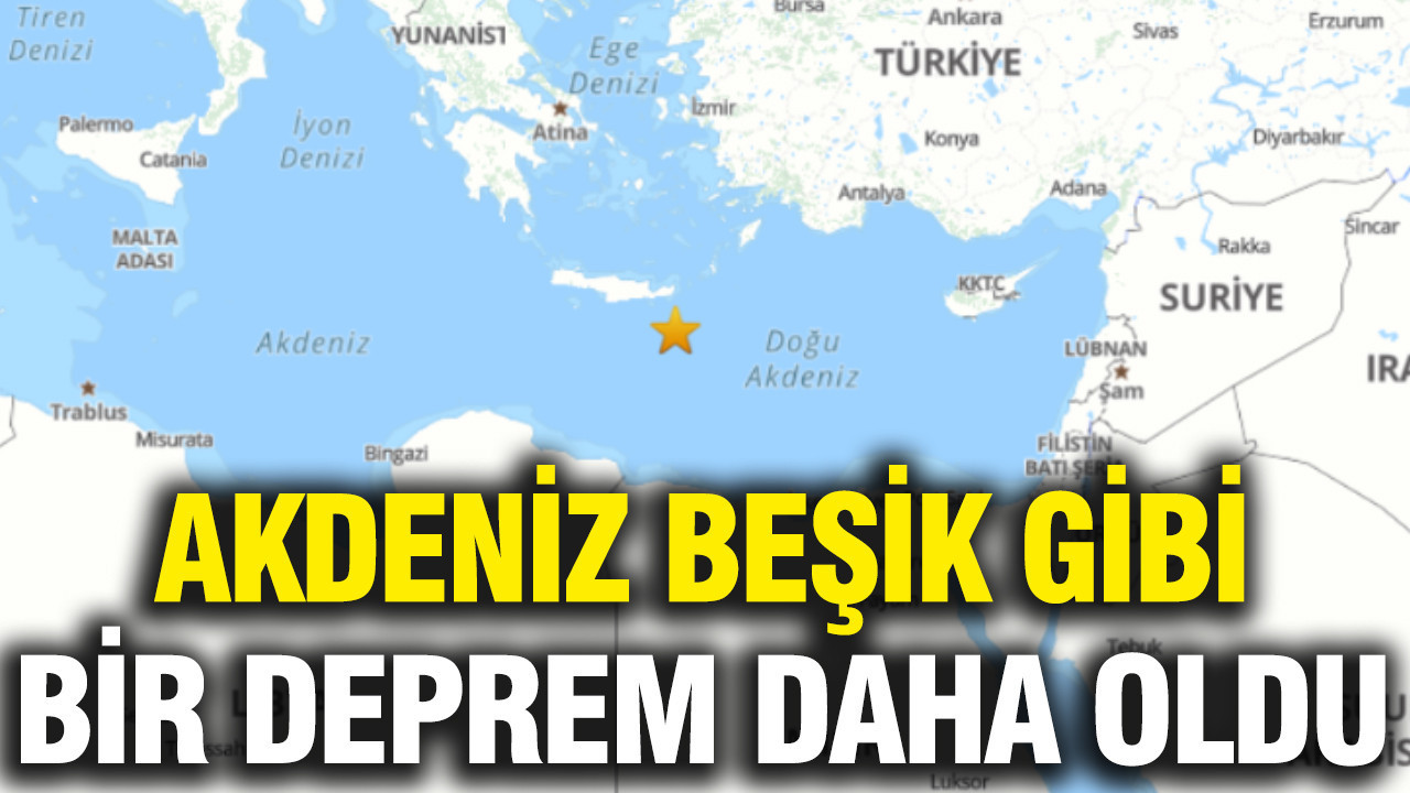 Akdeniz’de Art Arda Sarsıntılar: Son Deprem 3.7 Büyüklüğünde