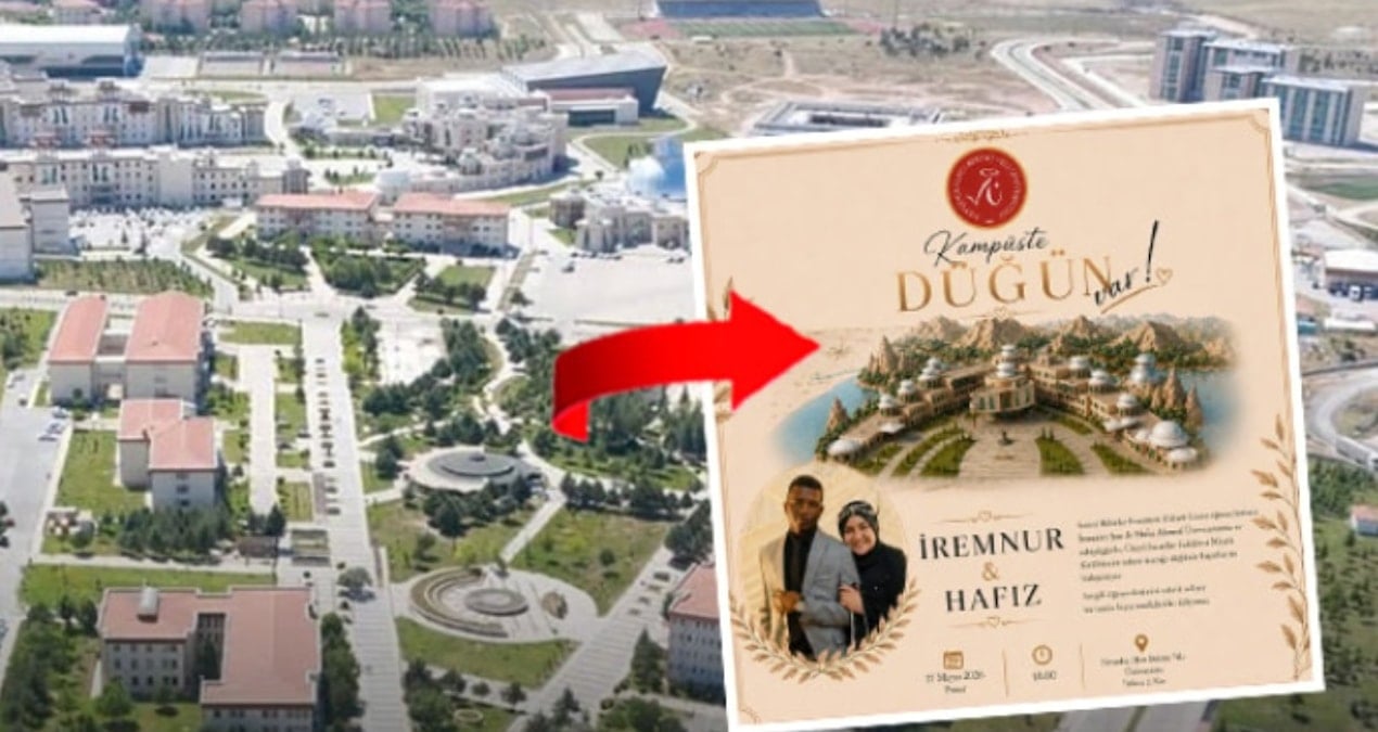 Nevşehir Hacı Bektaş Veli Üniversitesi’nden Farklı Bir Etkinlik: Kampüste Düğün Coşkusu